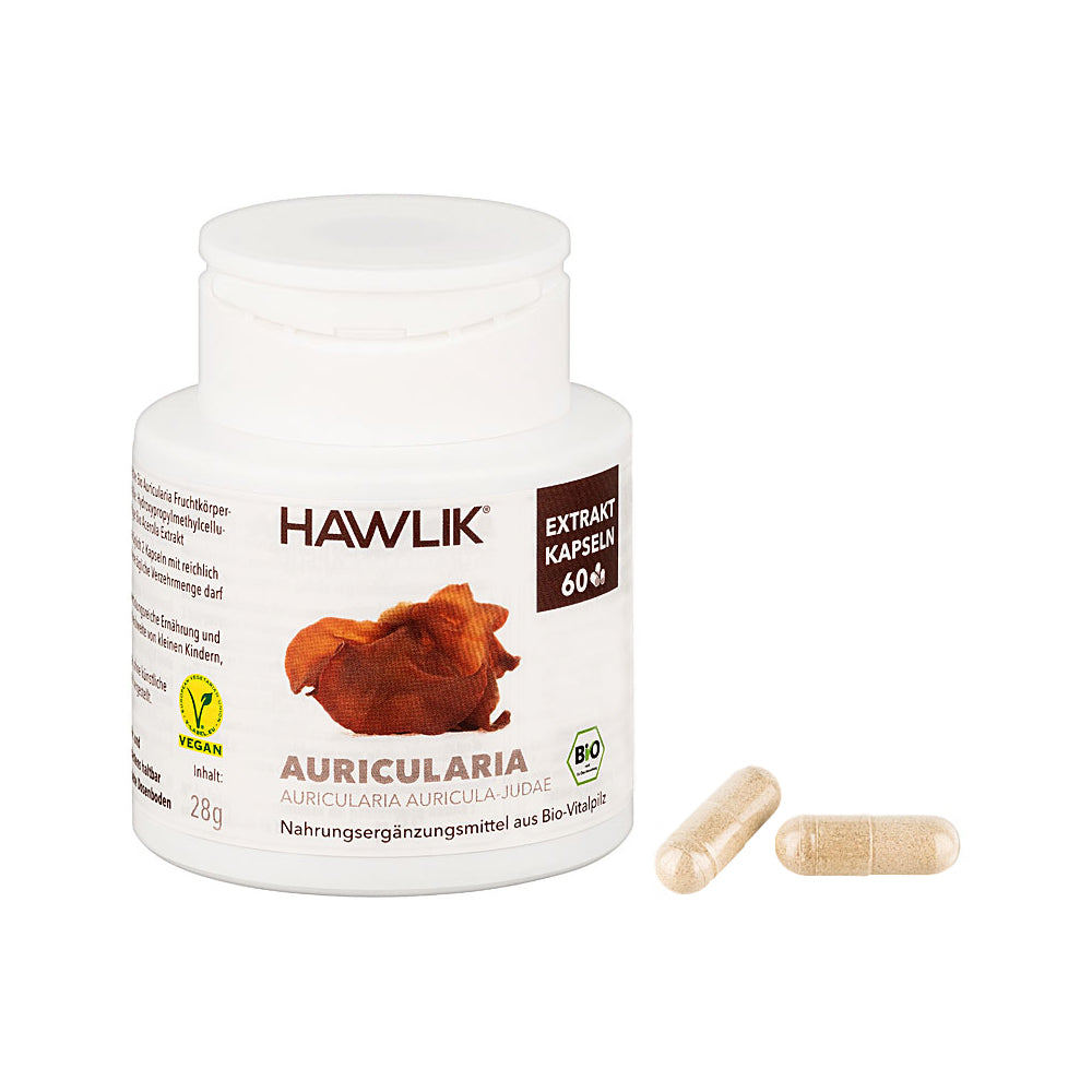 HAWLIK Bio Auricularia Extrakt Kapseln