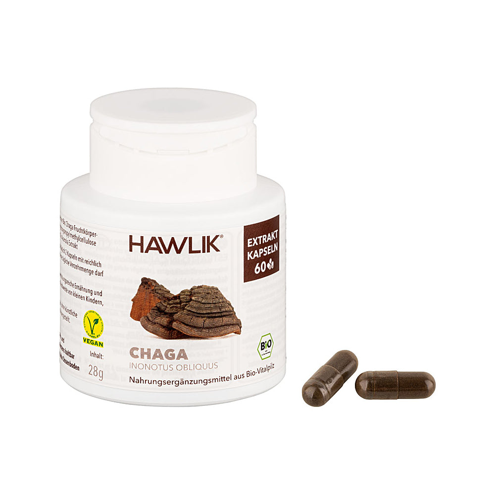 HAWLIK Bio Chaga Extrakt Kapseln