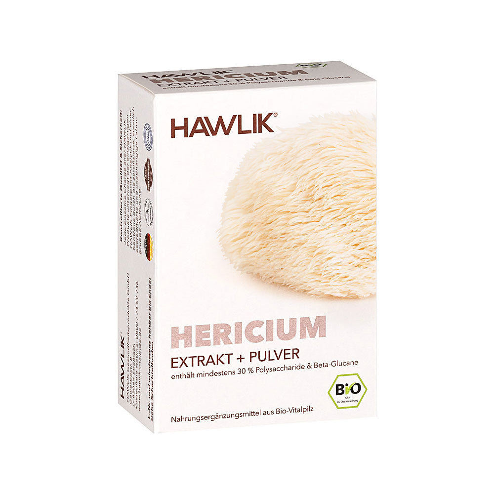 HAWLIK Bio Hericium Extrakt + Pulver Kapseln