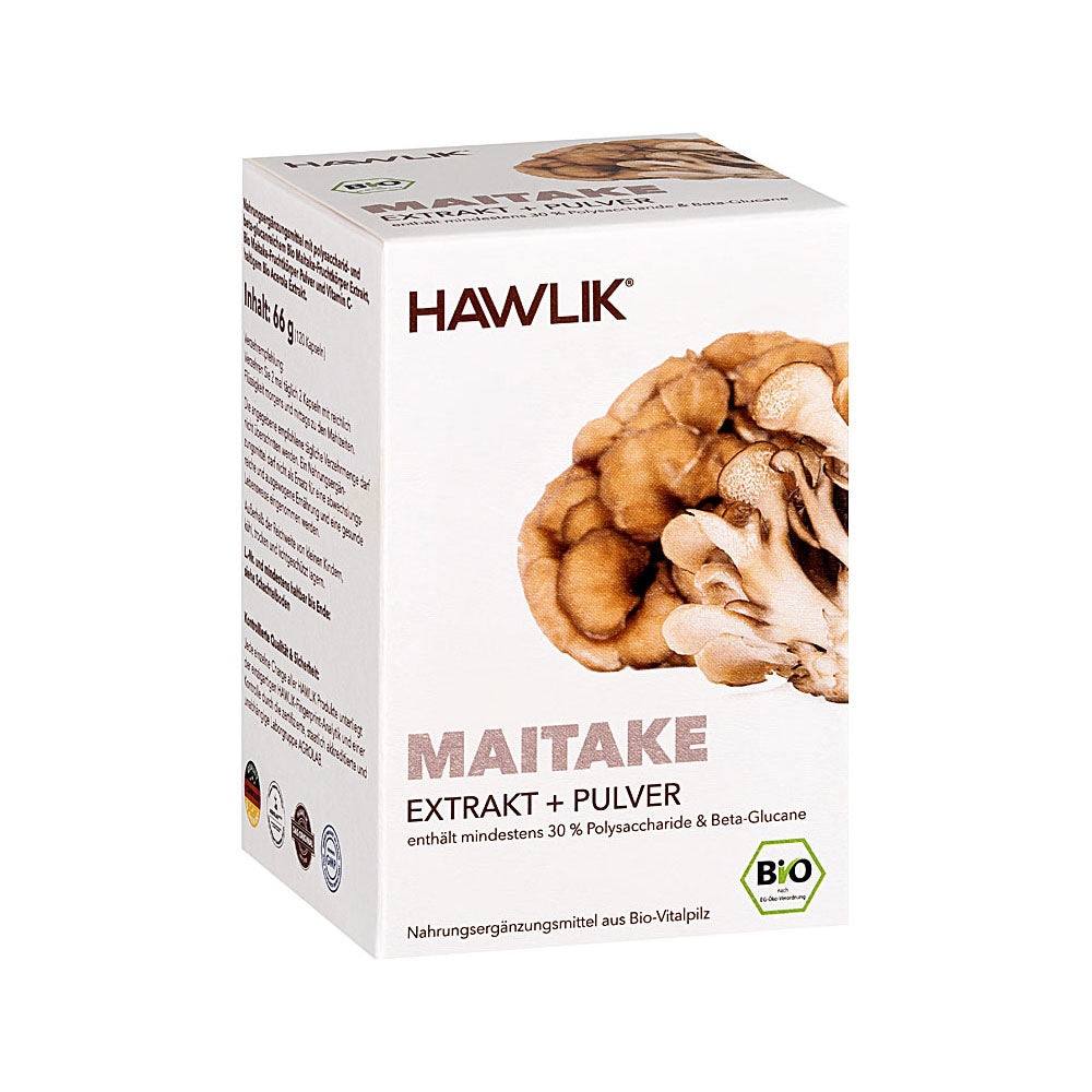 HAWLIK Bio Maitake Extrakt + Pulver Kapseln