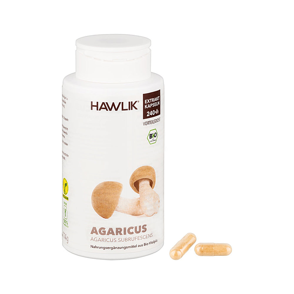 HAWLIK Bio Agaricus Extrakt Kapseln