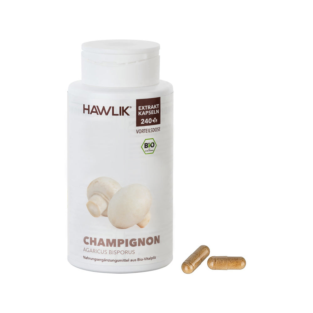 HAWLIK Bio Champignon Extrakt Kapseln