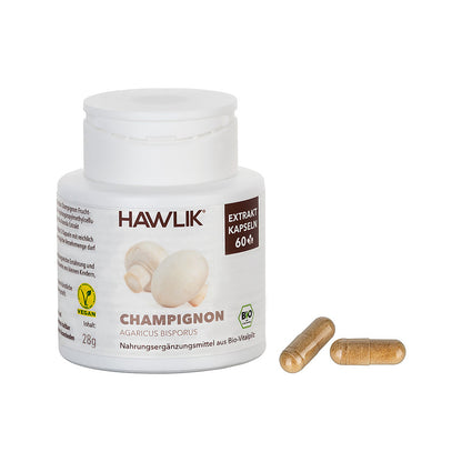 HAWLIK Bio Champignon Extrakt Kapseln