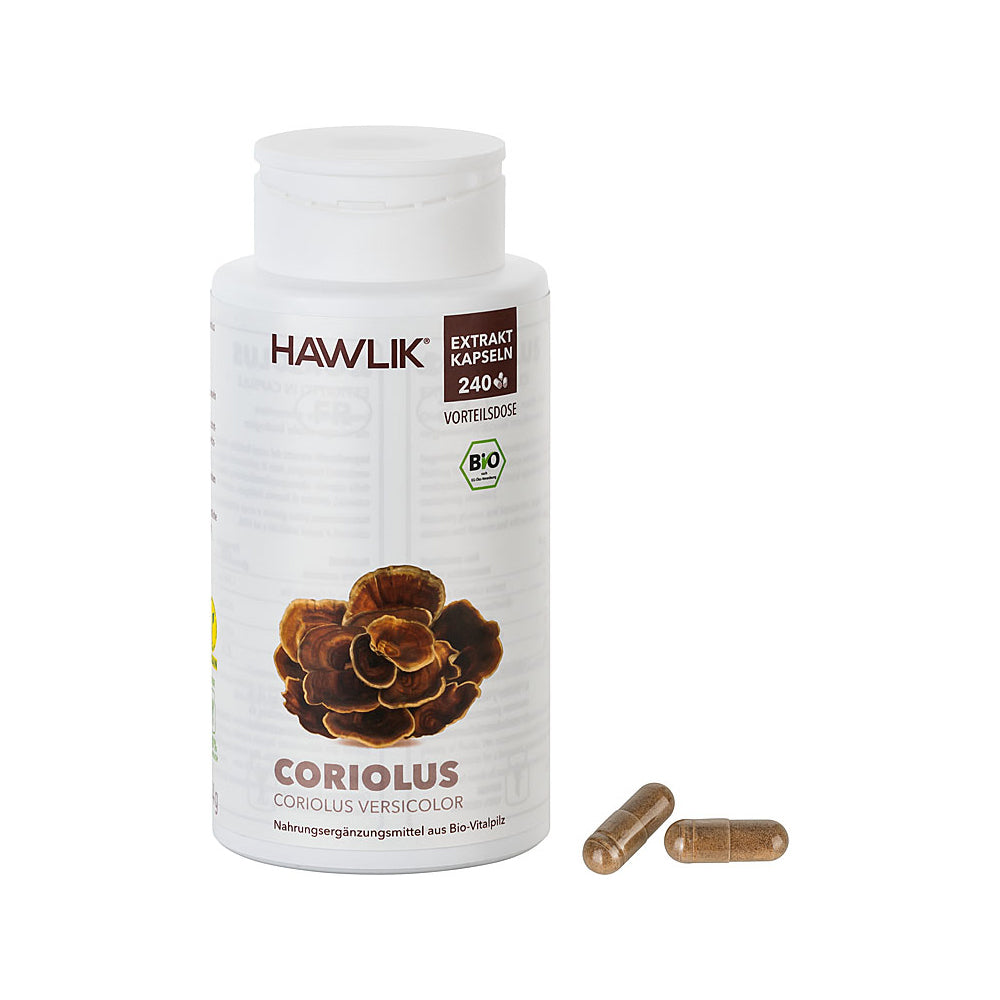 HAWLIK Bio Coriolus Extrakt Kapseln