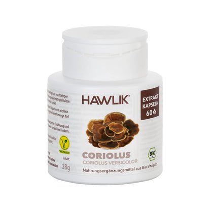 HAWLIK Bio Coriolus Extrakt Kapseln