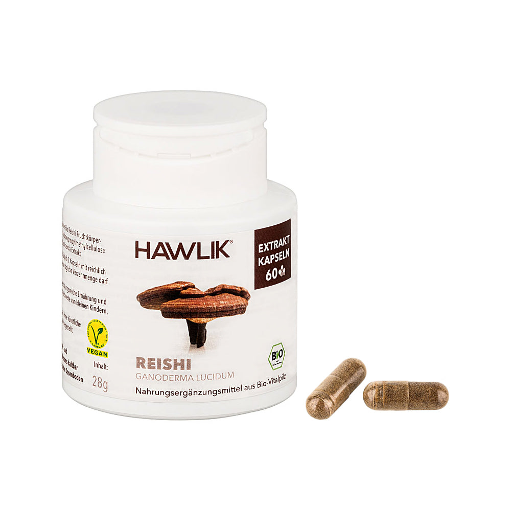 HAWLIK Bio Reishi Extrakt Kapseln