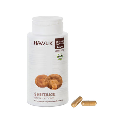 HAWLIK Bio Shiitake Extrakt Kapseln