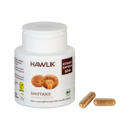 HAWLIK Bio Shiitake Extrakt Kapseln