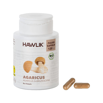 HAWLIK Bio Agaricus Pulver Kapseln