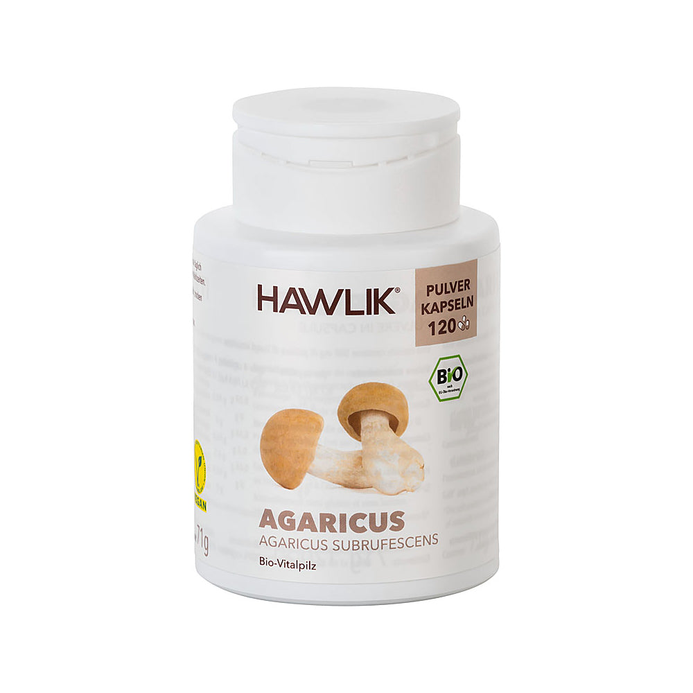 HAWLIK Bio Agaricus Pulver Kapseln