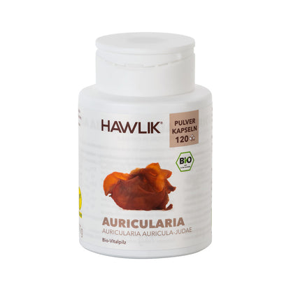 HAWLIK Bio Auricularia Pulver Kapseln