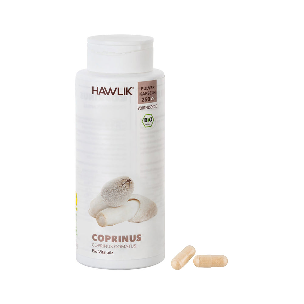 HAWLIK Bio Coprinus Pulver Kapseln