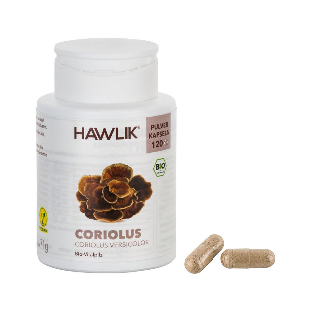 HAWLIK Bio Coriolus Pulver Kapseln