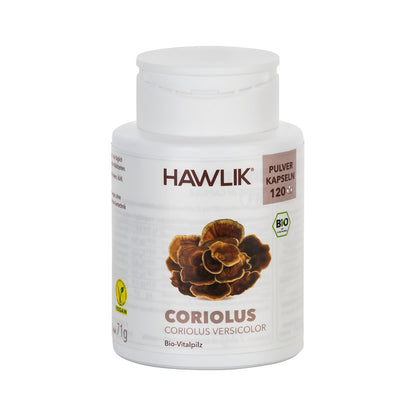 HAWLIK Bio Coriolus Pulver Kapseln