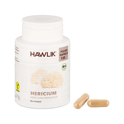 HAWLIK Bio Hericium Pulver Kapseln