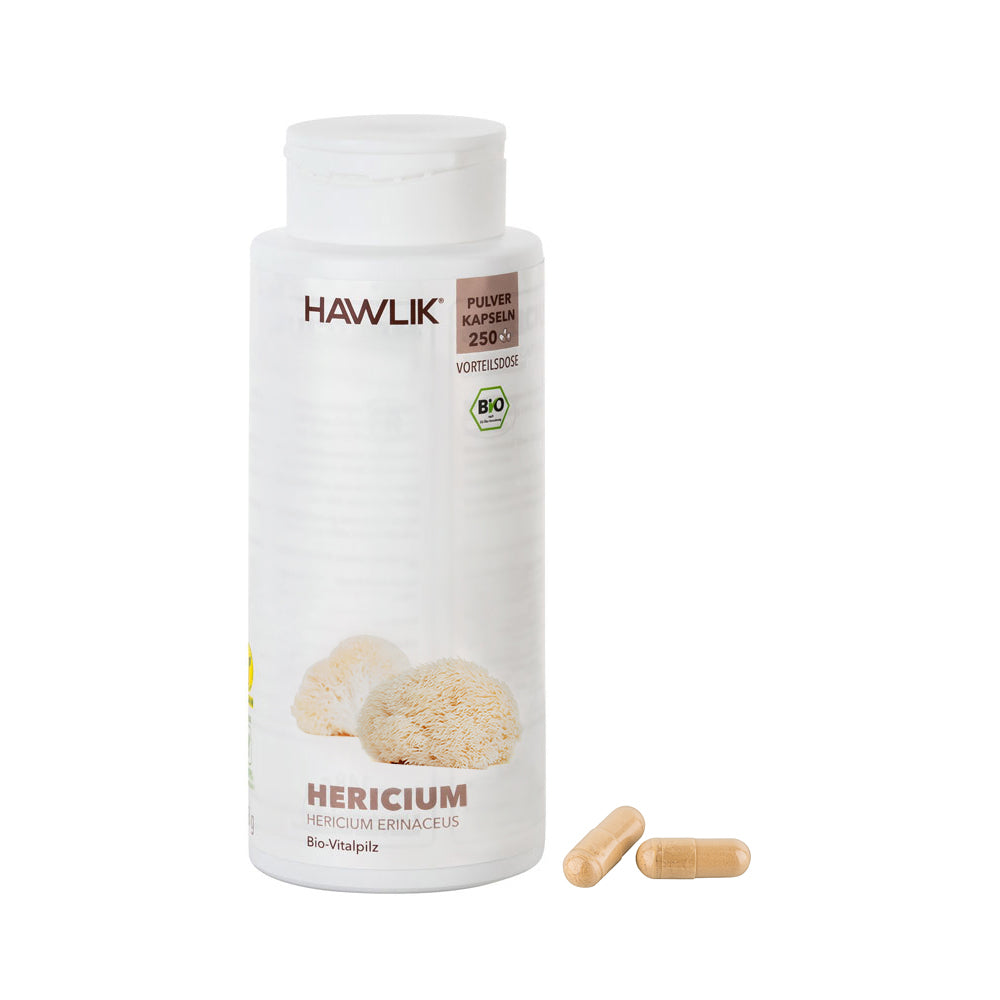 HAWLIK Bio Hericium Pulver Kapseln