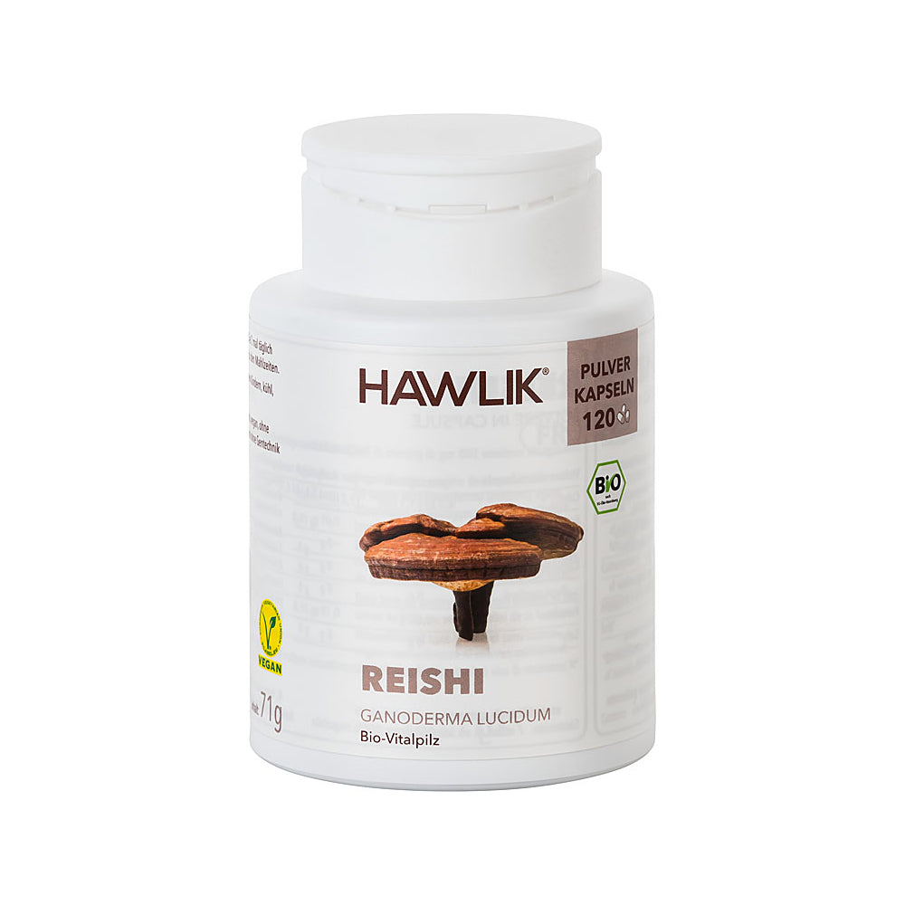 HAWLIK Bio Reishi Pulver Kapseln