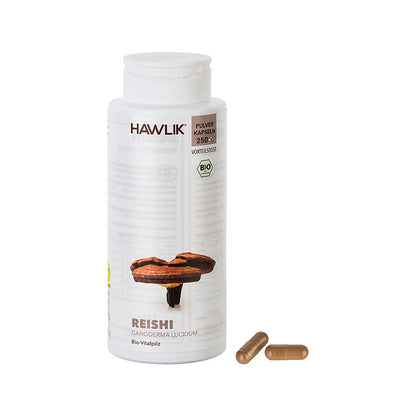 HAWLIK Bio Reishi Pulver Kapseln