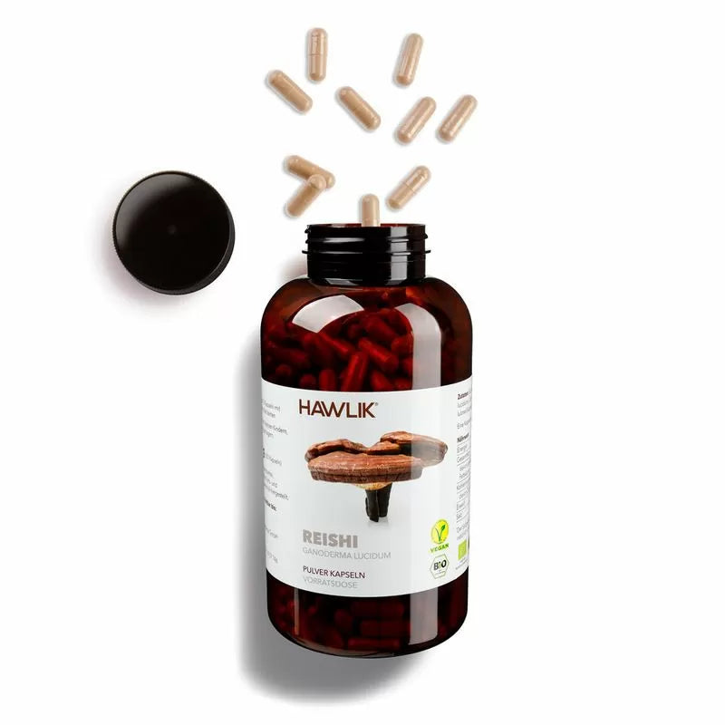 HAWLIK Bio Reishi Pulver Kapseln